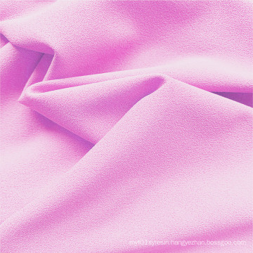 Baby Pink Polyester DTY Clothing Stretch Fabrics